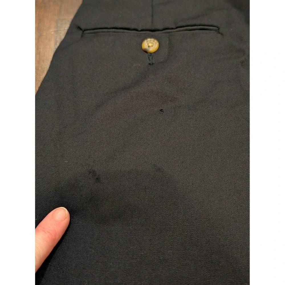Vintage Tommy Hilfiger Dress‎ Pants Mens 36x32 Navy Pleated Cuffed Classic